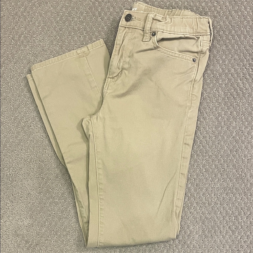 Beige Casual Pants